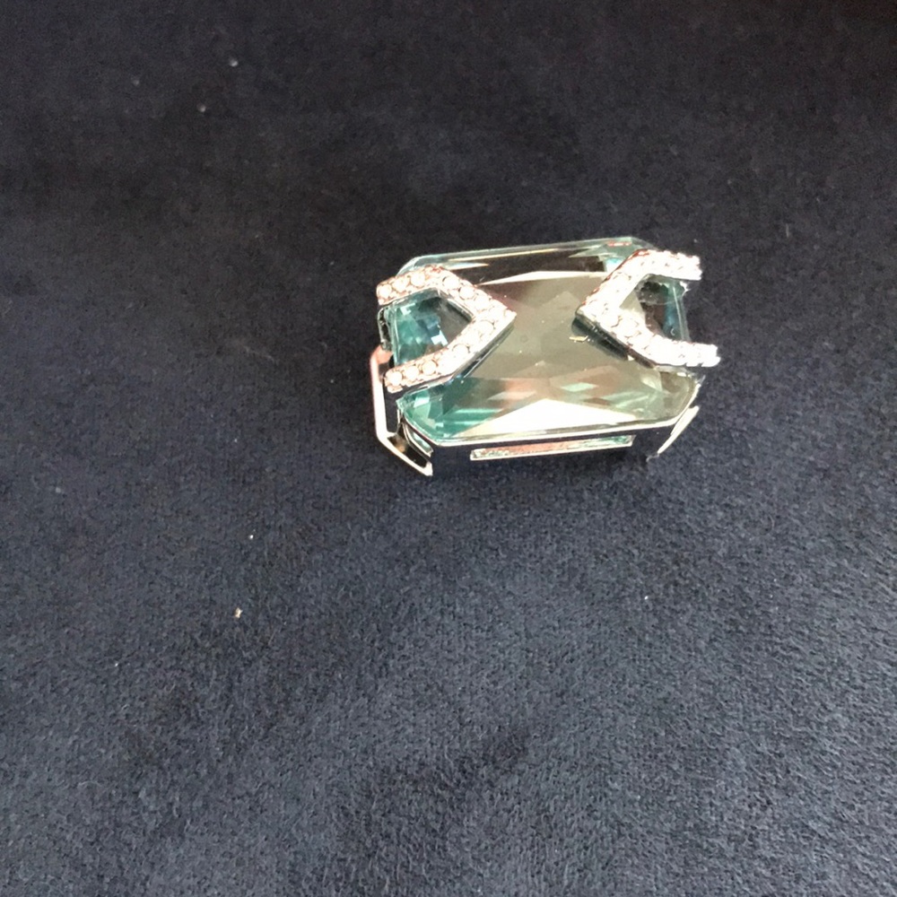 Aquamarine pave focal point Keep Collective Charm